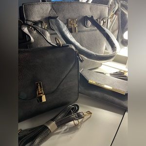 Large stone color 3 piece bag